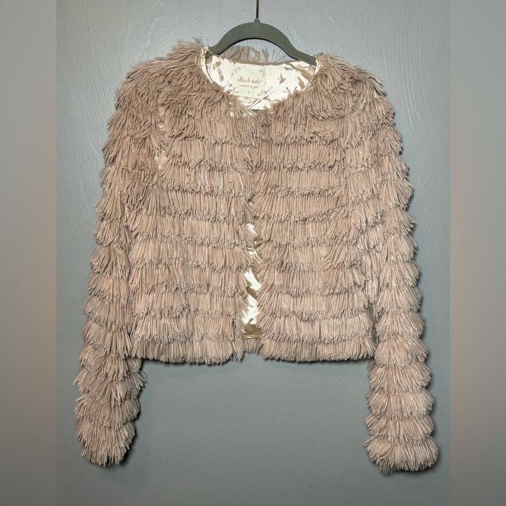 Altar'd State Cream Teddy Jacket